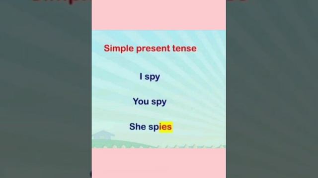 VERBS- VIDEO-7 SIMPLE TENSE смотреть онлайн