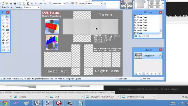 How to create a roblox shirt! (Short sleeve and long sleeve) смотреть онлайн