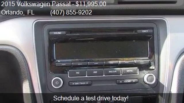 2015 Volkswagen Passat S PZEV 4dr Sedan 6A for sale in Orlan смотреть онлайн