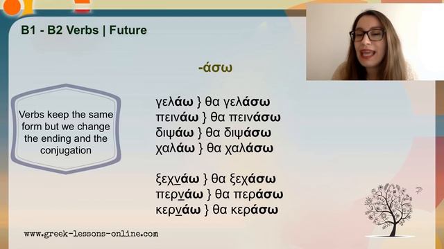 Greek Online Lessons | Α2 | Future B1 & B2 Verbs смотреть онлайн