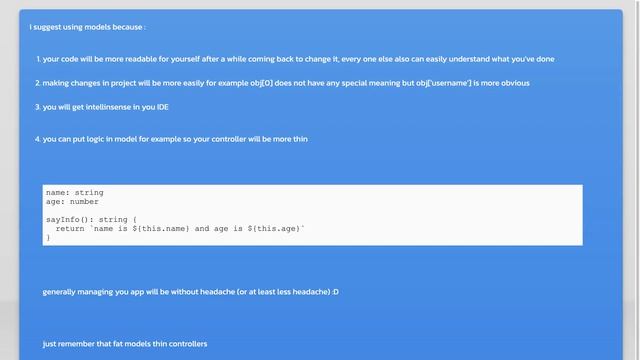 Angular 2 creating models vs working with json objects on the fly? смотреть онлайн