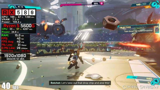 RX 580 + Ryzen 5 5600G - Test in 30 Games смотреть онлайн