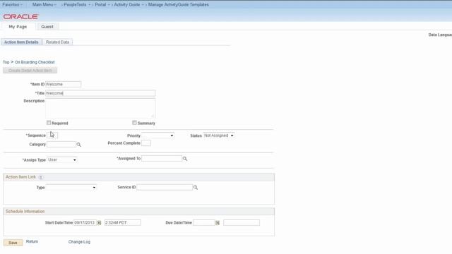 PeopleTools: Creating an Activity Guide смотреть онлайн