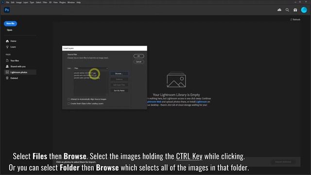 How to Open Multiple Images as Layers in Photoshop смотреть онлайн