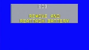 E03 unit in safeguard mode JVC MiniDV