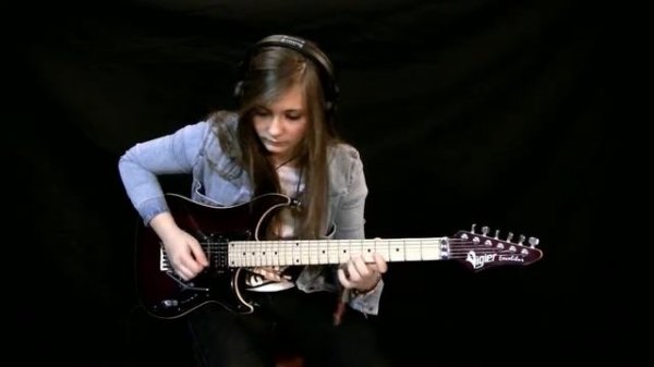 Удивительная гитаристка Tina S . (Amazing guitar player)
