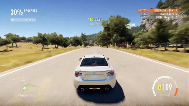 IGZ Toyota GT86 on Anello Street Race Round 2 | Forza Horizon 2 смотреть онлайн
