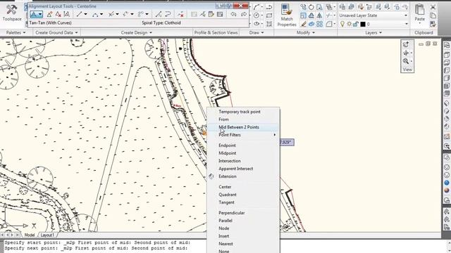 AutoCAD Civil 3D Tip and Tricks - Mid Point Snap смотреть онлайн