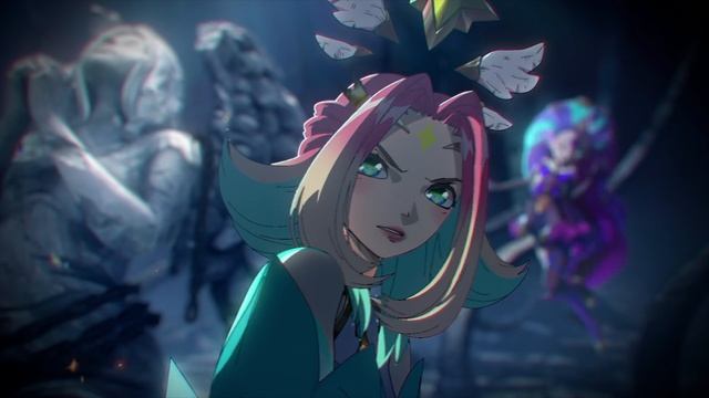 Light and Shadow (ft. Hiroyuki Sawano) | Star Guardian Animated Trailer - League of Legends смотреть онлайн