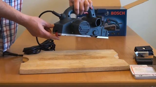 Рубанок Bosch GHO 6500 Professional (комплект поставки и распаковка) смотреть онлайн
