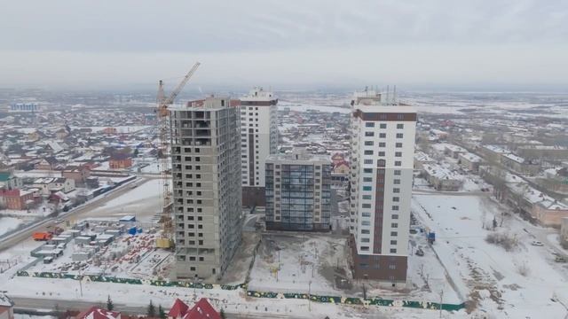 Ход строительства ЖК "Дебют". Январь 2023 смотреть онлайн