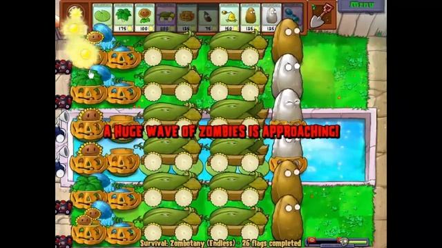 Zombotany Survival Endless 0-40 flags | Plants vs Zombies Expansion смотреть онлайн