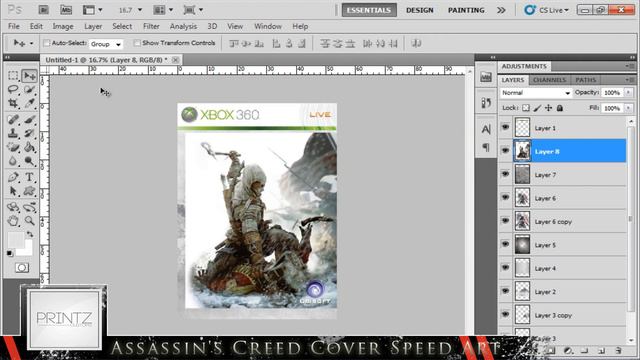 Speed Art | Assassin's Creed 3 | Cover Art смотреть онлайн
