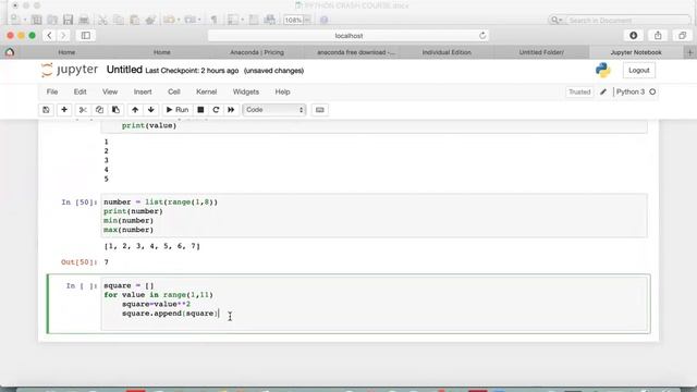 Chapter 3 Lists - Python Crash Course смотреть онлайн