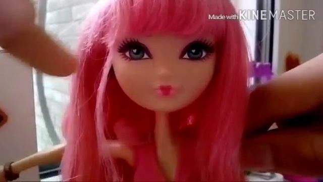 Как сделать причёску кукле?(пучок) смотреть онлайн