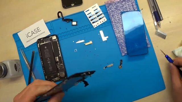 iPhone 7 разбит дисплей и тихий звук музыки смотреть онлайн
