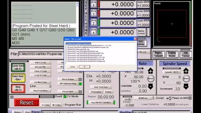 MACH 3 CNC CONTROL SOFTWARE TUTORIAL 2 THE INTERFACE смотреть онлайн