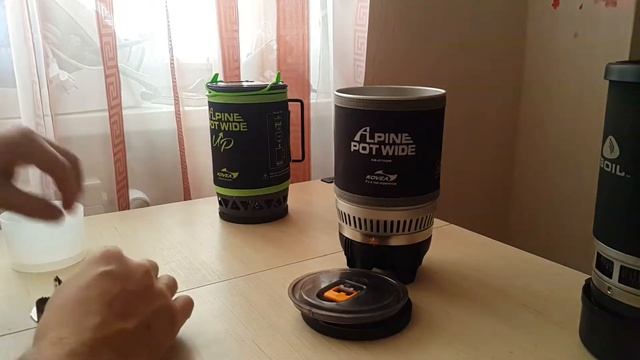 Сравнительный обзор горелок Kovea Alpine Pot Wide Up 1,5L KGB-0703WU и Pot Wide KB-0703W смотреть онлайн