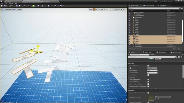 Using physics for object placement [UE4 Environment Art Tips] смотреть онлайн