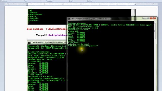HOW TO DROP DATABASE MONGODB смотреть онлайн