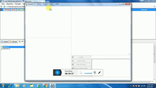 GitExtension-2 p4 mege , branches , commit, pull ,push unstage , stage ,push смотреть онлайн
