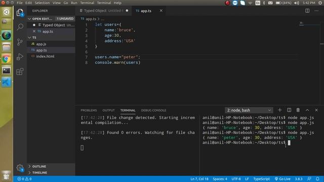 Typescript Hindi tutorial #7 Object смотреть онлайн