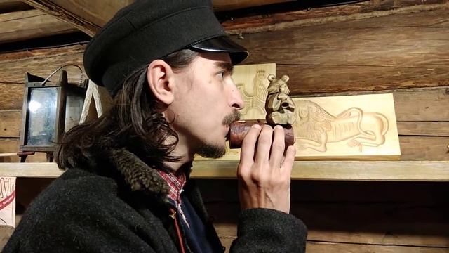 Деревянная окарина "Медведь дударь" смотреть онлайн