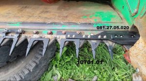 Переоборудование жатки Дон-1500 под Шумахер в два этапа