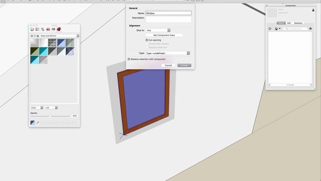 SketchUp Skill Builder: Cutting Window Components смотреть онлайн