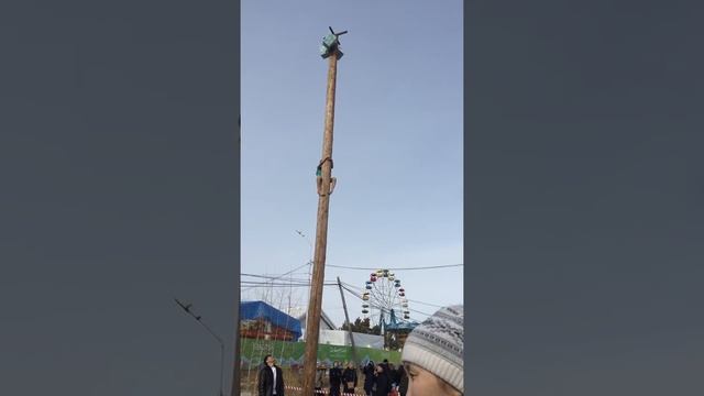 В Якутске девочка вскарабкалась на столб смотреть онлайн