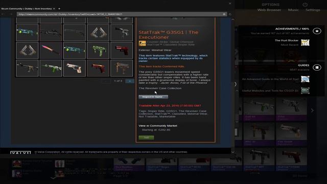 CS:GO: EXTREMELY RARE G3SG1 EXECUTIONER UNBOXING!! смотреть онлайн