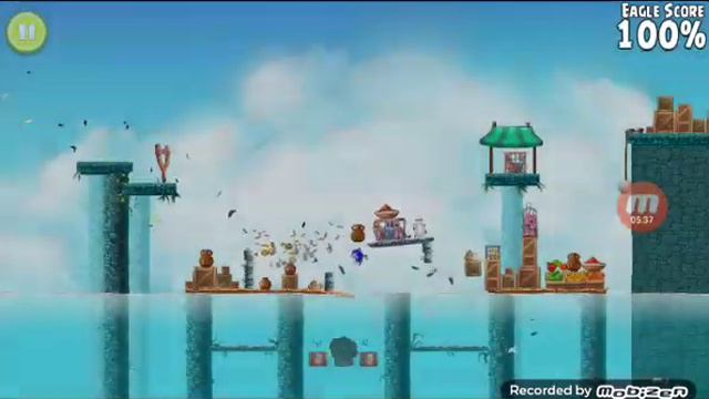 Angry Birds Rio High Dive Mighty Eagle SpeedRun смотреть онлайн