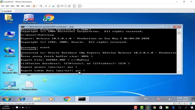 Imp and EXP Oracle Data смотреть онлайн