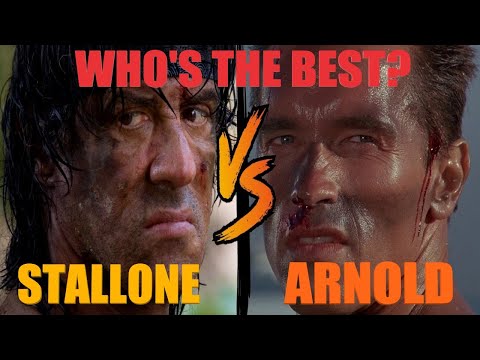 Arnold Vs Stallone - Commando Vs Rambo