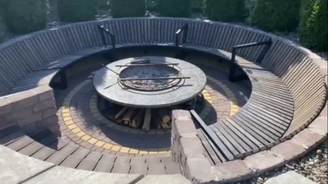 Лучшая идея для вашого участка! Зона отдыха! Костровая зона! смотреть онлайн