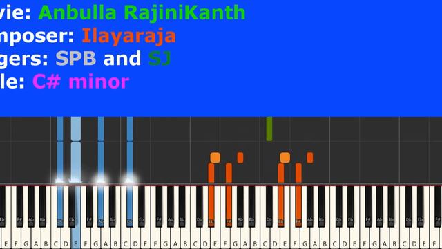 Then Poove Poove Vaa Part 2 ( Charanam) - Piano Tutorial | Indian Music Online Classes смотреть онлайн