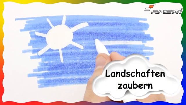 MALINOS Malzauber - волшебные фломастеры, меняющие цвет