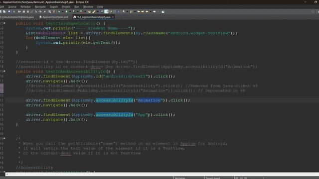 Chapter 5: Different Locators in Appium 2 (Java-Client 8): Part 2 смотреть онлайн