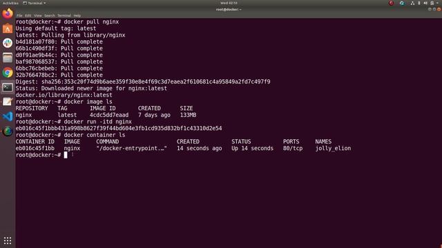 Image pull, Running a Container, Stop/Delete Containers, Delete Images. смотреть онлайн