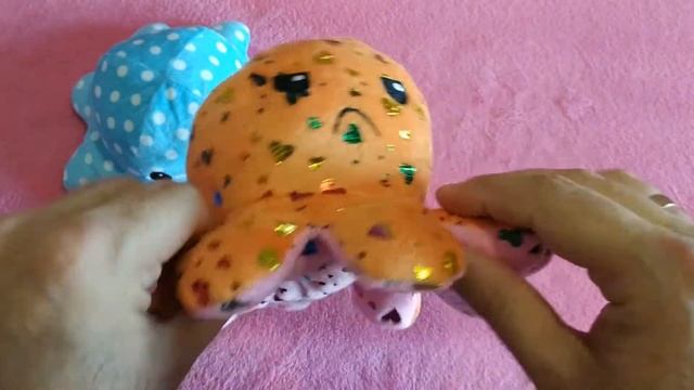 Осьминог перевертыш. Добрый и злой осьминог. Осьминог с подсветкой. Мягкая игрушка для детей. смотреть онлайн