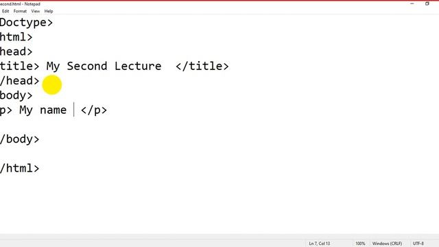 Paragraph and Line Break Tag in HTML |Lecture # 2| смотреть онлайн