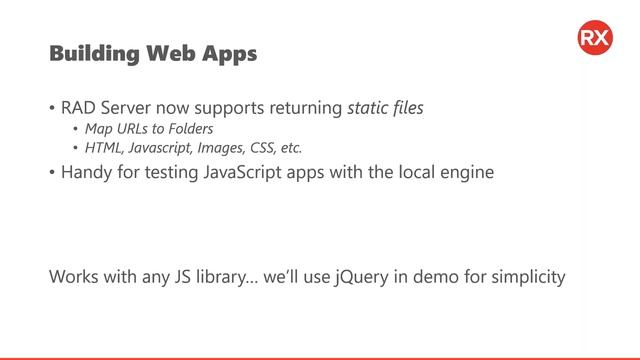 RAD Server: Beyond the Basics смотреть онлайн