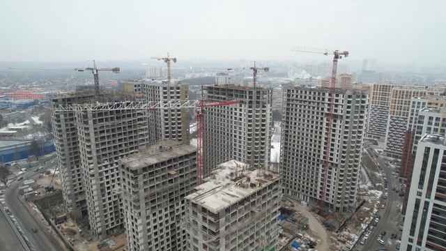 ЖК Инновация — съёмка с воздуха (январь 2023) смотреть онлайн