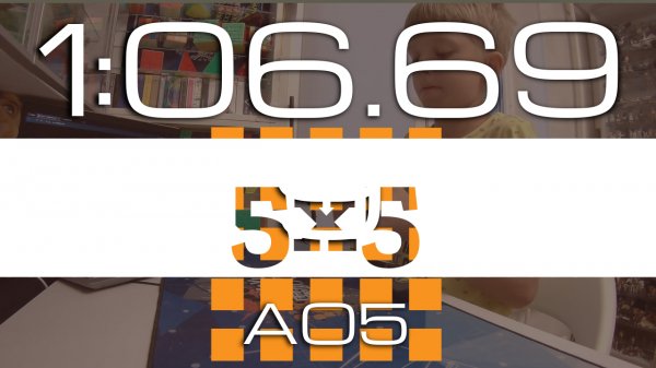 [1:06.69] 5x5 Average