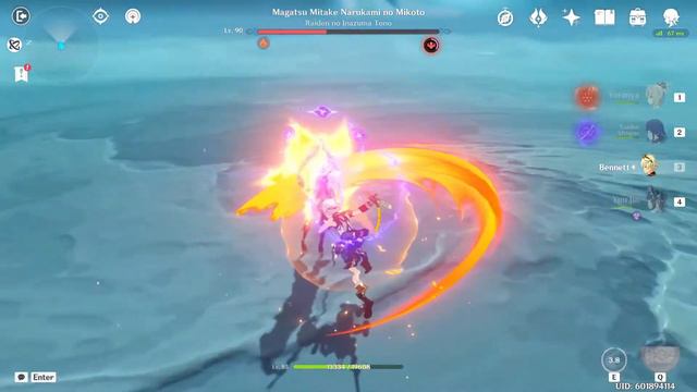 Genshin Impact - Raiden Shogun Boss Fight смотреть онлайн