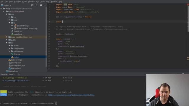 How to work with code splitting in vue-cli (x) смотреть онлайн