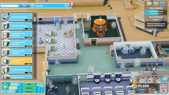 Two Point Hospital - Close Encounters DLC смотреть онлайн