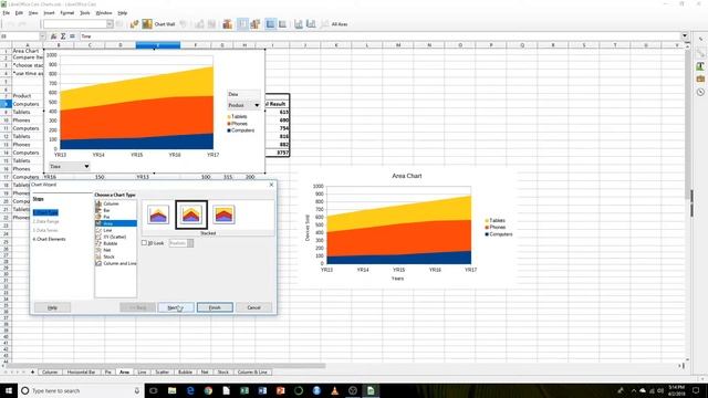 Spreadsheet LibreOffice Calc Charts смотреть онлайн