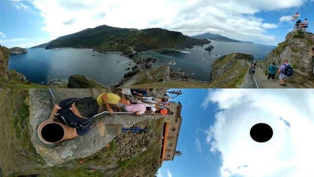 GAMES OF THRONES. DRAGONSTONE. San Juan de Gaztelugatxe. 360 4k смотреть онлайн