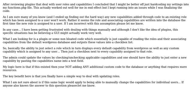Wordpress: Roles & capabilities GUI that does not create separate table смотреть онлайн